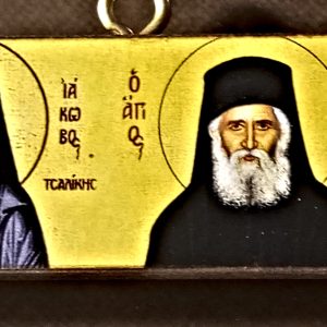 ΞΥΛΙΝΗ ΕΙΚΟΝΑ ΜΕ ΕΞΙ ΑΓΙΟΥΣ